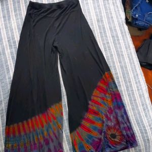 Tye dye flowy pants